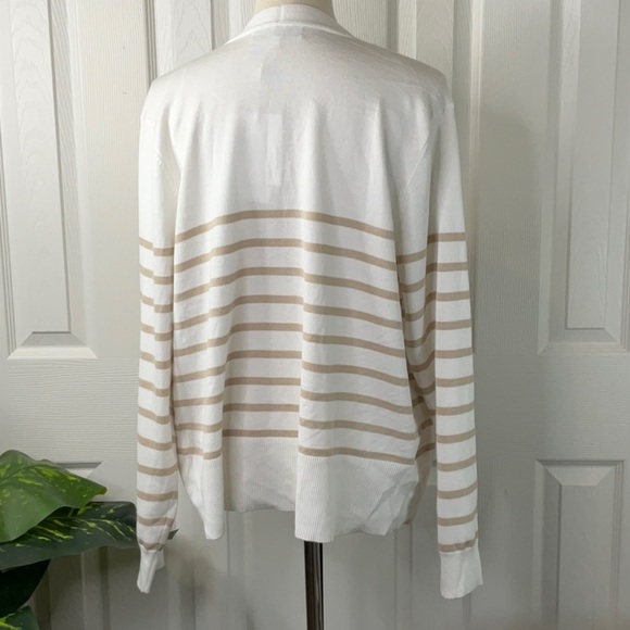 Verve Ami Womens White Cardigan Size XL - Picture 6 of 11